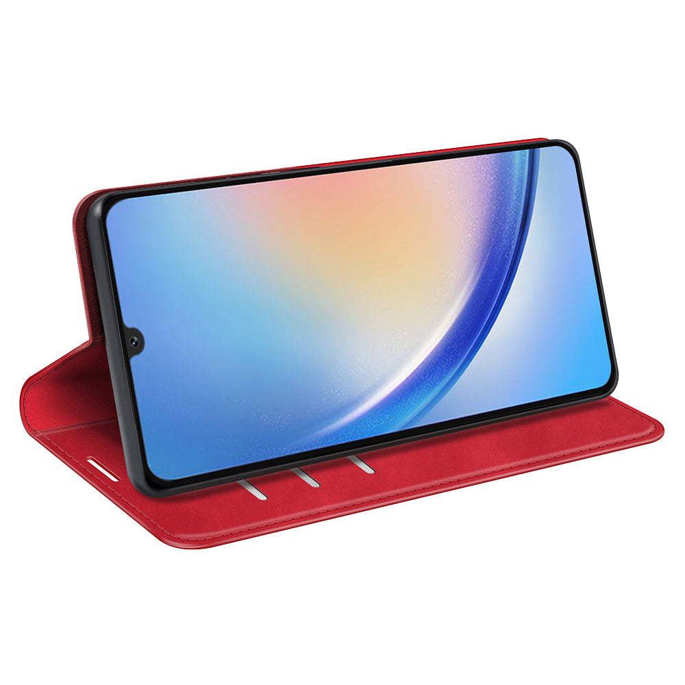 Til Samsung Galaxy A24 4G Skin-touch læder pung telefon etui Magnetisk flip stativ Drop-sikkert cover Til Samsung Galaxy A24 4G Skin-touch læder pung telefon etui Magnetisk flip stativ Drop-sikkert cover